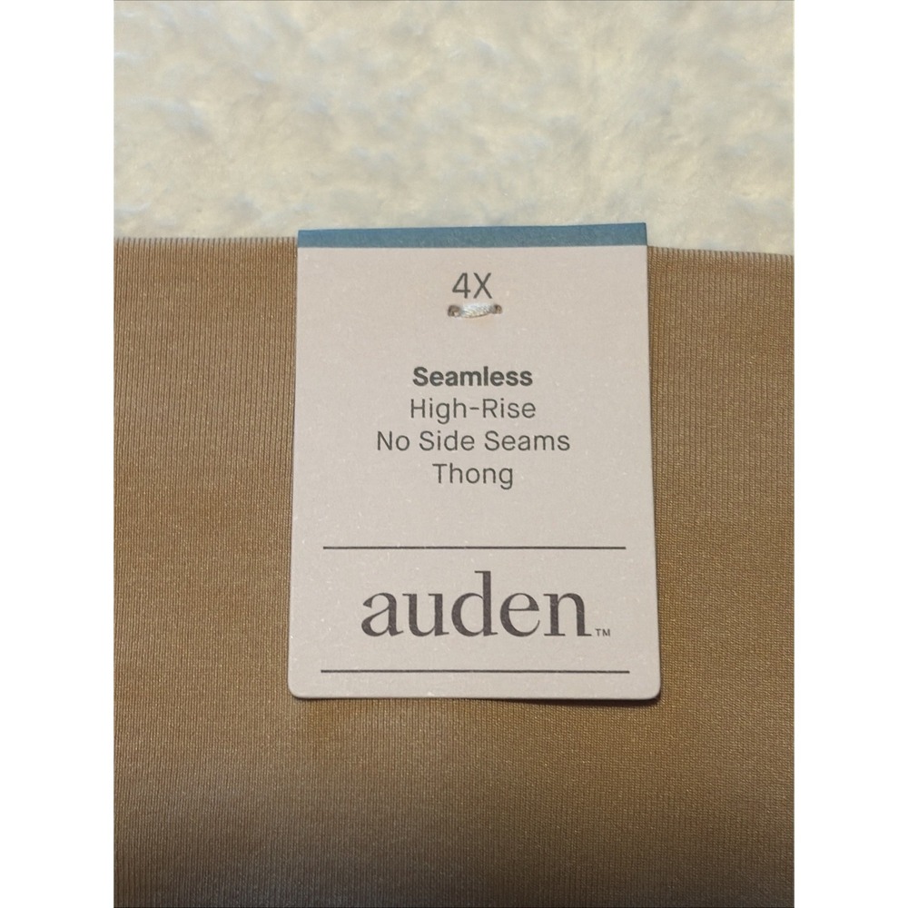 Auden Seamless High-Rise Thong in Pearl Tan - 4XL - Picture 4 of 5